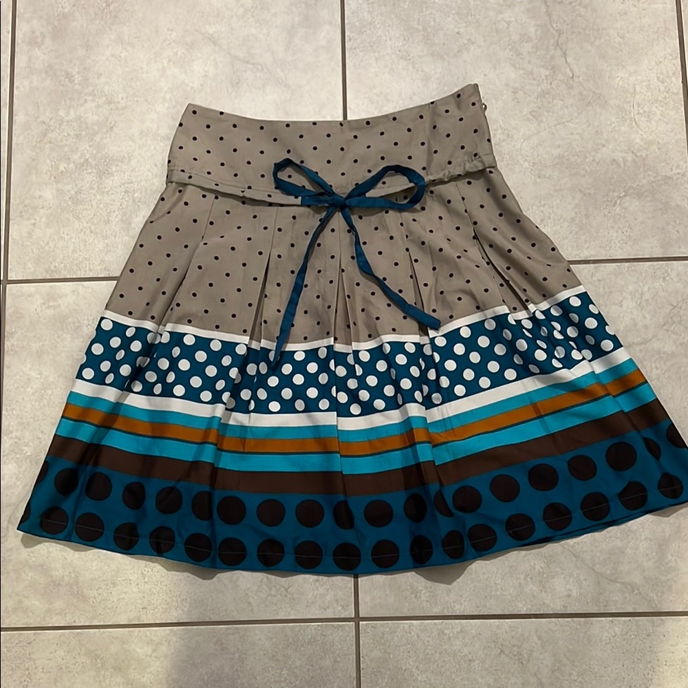 lucy paris, Polka Dot Multicolor Skirt, summer, size M, good condition